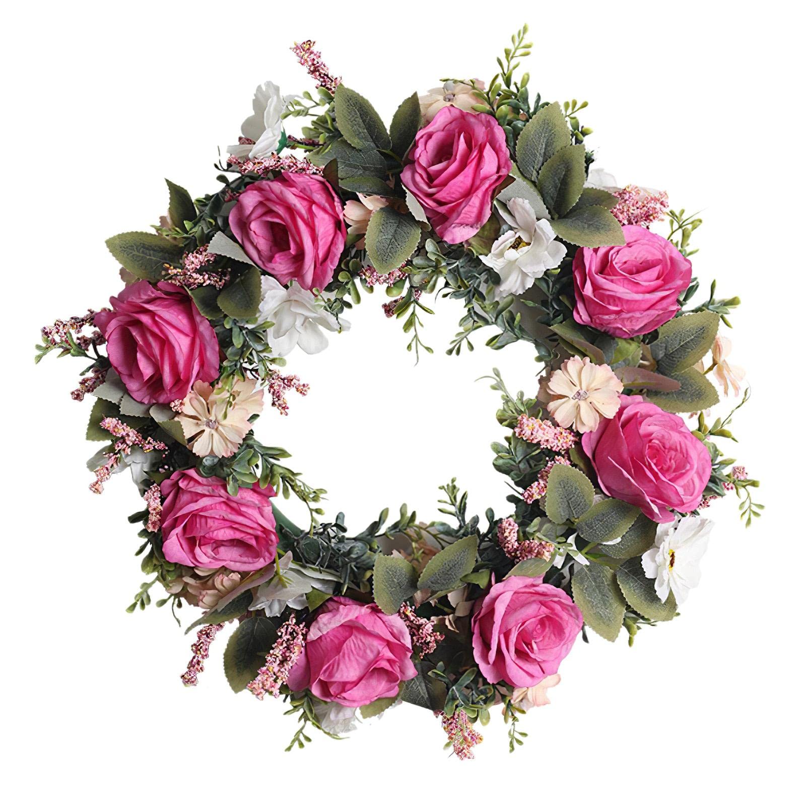フラワー・リース ROSE Amazon.co.jp: フラワー リース 玄関 ドア リース パーティー